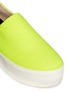 Detail View - Click To Enlarge - OPENING CEREMONY - Twill platform skate slip-ons