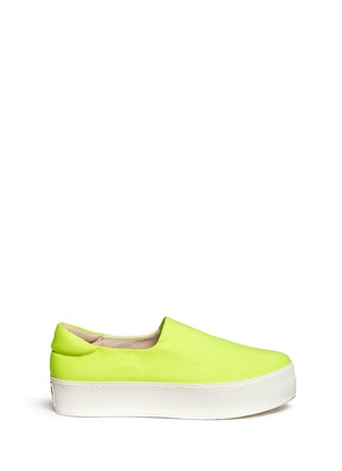 Main View - Click To Enlarge - OPENING CEREMONY - Twill platform skate slip-ons