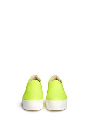 Figure View - Click To Enlarge - OPENING CEREMONY - Twill platform skate slip-ons