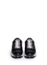 Figure View - Click To Enlarge - OPENING CEREMONY - Graphic print leather trim wedge sneakers