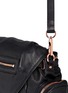 Detail View - Click To Enlarge - ALEXANDER WANG - 'Mini Marti' washed leather three-way backpack