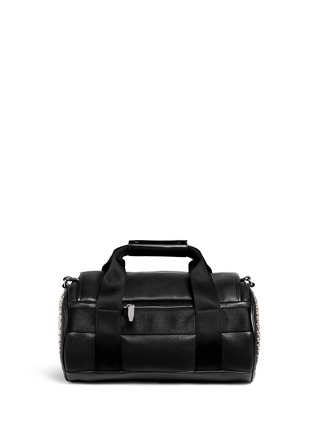 Back View - Click To Enlarge - ALEXANDER WANG - Stud small leather duffle bag