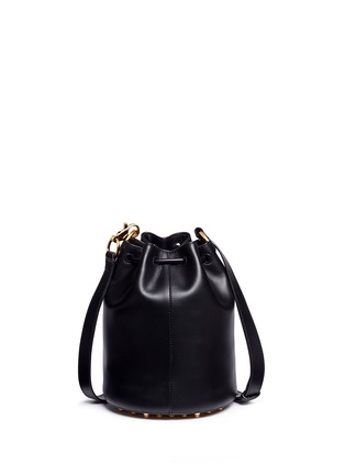 Back View - Click To Enlarge - ALEXANDER WANG - 'Alpha' leather bucket bag