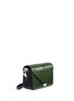 Front View - Click To Enlarge - ALEXANDER WANG - 'Prisma' small croc embossed leather envelope sling bag