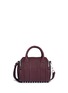 Back View - Click To Enlarge - ALEXANDER WANG - 'Mini Rockie' pebbled matte leather duffle bag