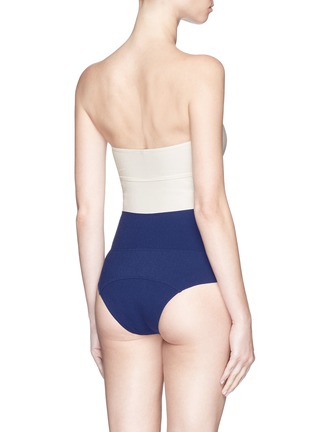 Back View - Click To Enlarge - LISA MARIE FERNANDEZ - 'Triple Poppy' tie one-piece swimsuit