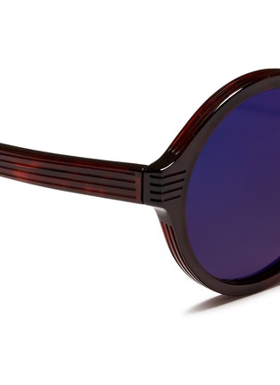 Detail View - Click To Enlarge - ANDERNE - '99 Luftballons' engraved acetate round sunglasses