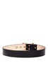 Back View - Click To Enlarge - ALEXANDER MCQUEEN - Leather buckle belt