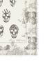Detail View - Click To Enlarge - ALEXANDER MCQUEEN - Eaten skull print modal-silk scarf