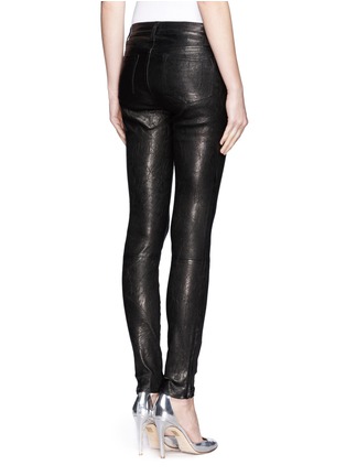Back View - Click To Enlarge - J BRAND - Skinny leather pants
