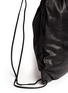 Detail View - Click To Enlarge - ALEXANDER WANG - 'Wallie' lamb leather gym sack backpack