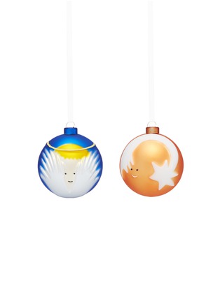 Main View - Click To Enlarge - ALESSI - Angel and Comet bauble set
