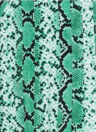 Detail View - Click To Enlarge - SANDRO - 'Jungle' python print pleat skirt 