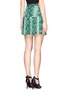 Back View - Click To Enlarge - SANDRO - 'Jungle' python print pleat skirt 