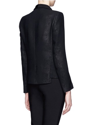 Back View - Click To Enlarge - SANDRO - Contrast lapel blazer