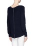Back View - Click To Enlarge - SANDRO - Back zip pullover