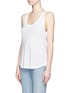 Front View - Click To Enlarge - SANDRO - 'Trip' racer back tank top