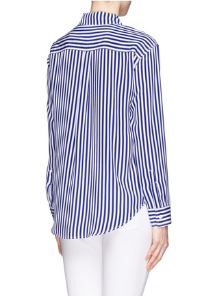 Back View - Click To Enlarge - SANDRO - Carnet stripe silk shirt