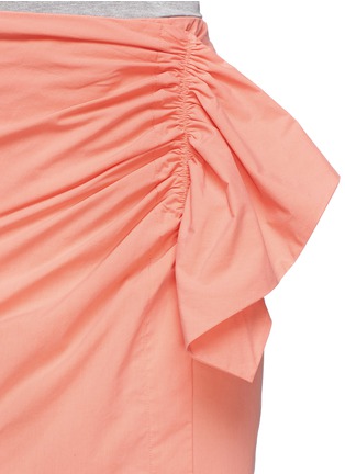 Detail View - Click To Enlarge - MSGM - Poplin pencil skirt 