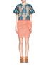 Figure View - Click To Enlarge - MSGM - Poplin pencil skirt 