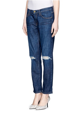 Front View - Click To Enlarge - CURRENT/ELLIOTT - 'The Fling' distressed boyfriend jeans