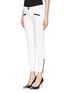 Front View - Click To Enlarge - CURRENT/ELLIOTT - The Soho Zip Stiletto coated skinny jeans