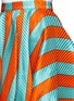 Detail View - Click To Enlarge - MSGM - 'Raifa' stripe print flare skirt
