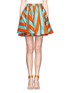 Main View - Click To Enlarge - MSGM - 'Raifa' stripe print flare skirt