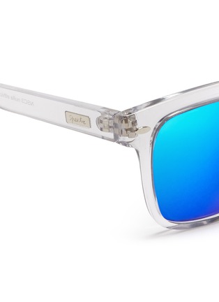 Detail View - Click To Enlarge - SPEKTRE - Clear acetate mirror lenses sunglasses