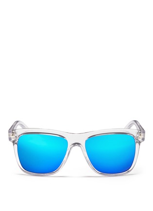 Main View - Click To Enlarge - SPEKTRE - Clear acetate mirror lenses sunglasses