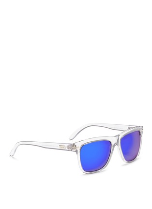 Figure View - Click To Enlarge - SPEKTRE - Clear acetate mirror sunglasses
