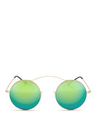 Main View - Click To Enlarge - SPEKTRE - Round frame clear acetate sunglasses