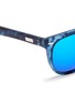 Detail View - Click To Enlarge - SPEKTRE - Matte tortoiseshell mirror lenses sunglasses