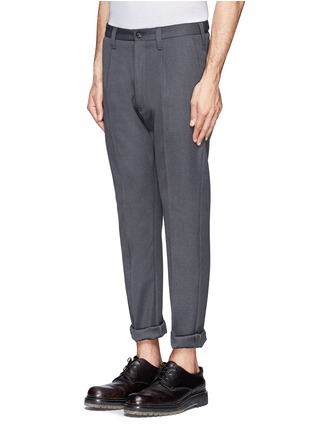 Front View - Click To Enlarge - MAURO GRIFONI - Wool pants