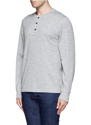 Front View - Click To Enlarge - RAG & BONE - 'Standard Issue' long sleeve Henley T-shirt