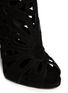 Detail View - Click To Enlarge - 73426 - 'Coline' floral cutout suede knee high boots
