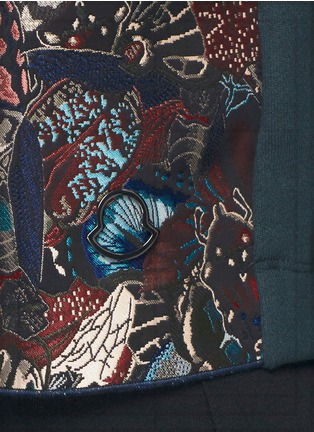 Detail View - Click To Enlarge - MONCLER - Insect camouflage jacquard sweatshirt