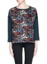 Main View - Click To Enlarge - MONCLER - Insect camouflage jacquard sweatshirt