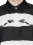 Detail View - Click To Enlarge - MS MIN - Paint streak silk shirt