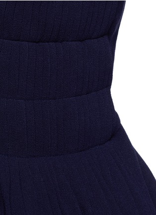 Detail View - Click To Enlarge - MS MIN - Spaghetti strap low back knit dress