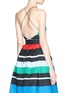 Back View - Click To Enlarge - 72723 - 'Valencia' stripe apron cropped top