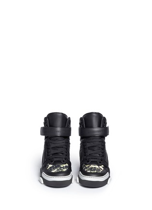 Figure View - Click To Enlarge - GIVENCHY - 'Tyson' baby's breath floral print leather sneakers