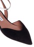 Detail View - Click To Enlarge - TABITHA SIMMONS - Vera' V-throat suede d'Orsay flats