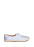 Main View - Click To Enlarge - TABITHA SIMMONS - 'Dolly' stripe lace-up espadrille flats