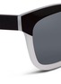 Detail View - Click To Enlarge - LINDA FARROW DESIGNERS COLLECTION - x SUNO brushed metal trim acetate sunglasses