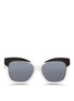 Main View - Click To Enlarge - LINDA FARROW DESIGNERS COLLECTION - x SUNO brushed metal trim acetate sunglasses