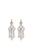 Main View - Click To Enlarge - KENNETH JAY LANE - 'Art Deco' glass crystal chandelier clip earrings