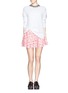 Figure View - Click To Enlarge - MSGM - Floral lace skort