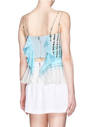 Back View - Click To Enlarge - PETER PILOTTO - Geometrical print cropped top