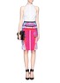 Figure View - Click To Enlarge - PETER PILOTTO - Orchid print pencil skirt